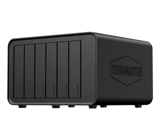 TerraMaster F6-424 MAX serveur de stockage NAS Bureau Intel Core i5 i5-1235U 8 Go DDR5 Noir