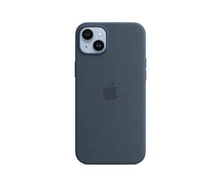 Apple Coque en silicone avec MagSafe pour iPhone 14 Plus - Bleu orage