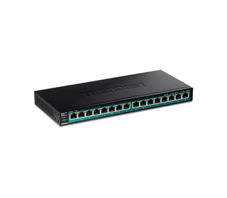 Trendnet TPE-TG161H commutateur réseau Gigabit Ethernet (10/100/1000) Connexion Ethernet, supportant l'alimentation via ce port 
