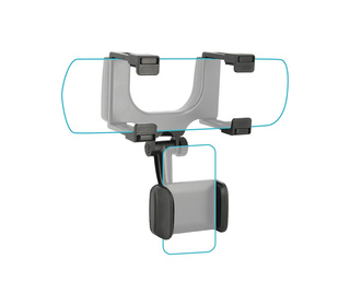 Mobilis 001377 support Support passif Mobile/smartphone Noir