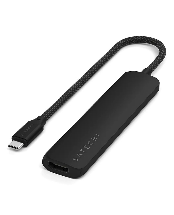 Satechi ST-P6SK hub & concentrateur USB Type-C 10000 Mbit/s Noir