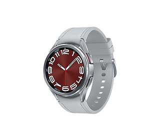 Samsung Galaxy Watch6 Classic SM-R955F 3,3 cm (1.3") OLED 43 mm Numérique 432 x 432 pixels Écran tactile 4G Argent Wifi GPS (sat