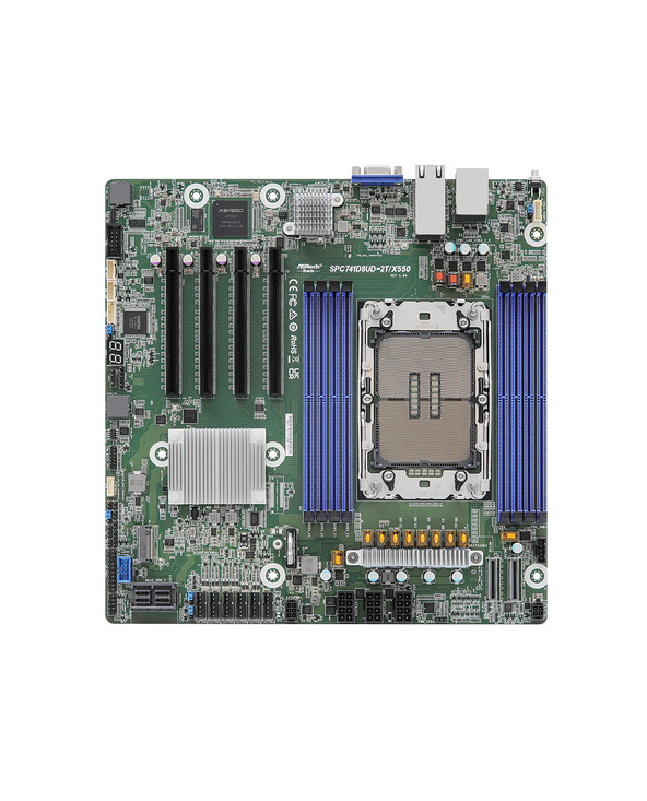 Asrock SPC741D8UD-2T/X550 carte mère Intel C741 LGA 4677 (Socket E) micro ATX