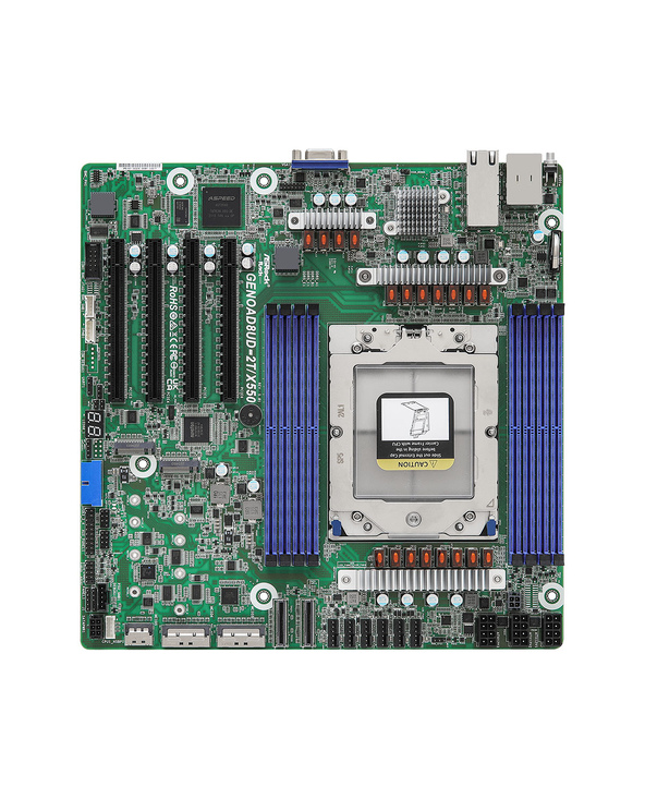 Asrock GENOAD8UD-2T/X550 carte mère Socket SP5 micro ATX