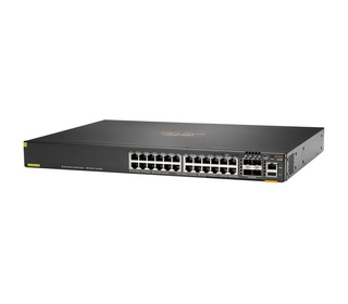 HPE Aruba Networking CX 6200F 24G Class-4 PoE 4SFP 370W Géré L3 Gigabit Ethernet (10/100/1000) Connexion Ethernet, supportant l'