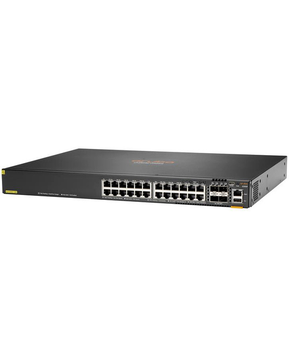 HPE Aruba Networking CX 6200F 24G Class-4 PoE 4SFP 370W Géré L3 Gigabit Ethernet (10/100/1000) Connexion Ethernet, supportant l'