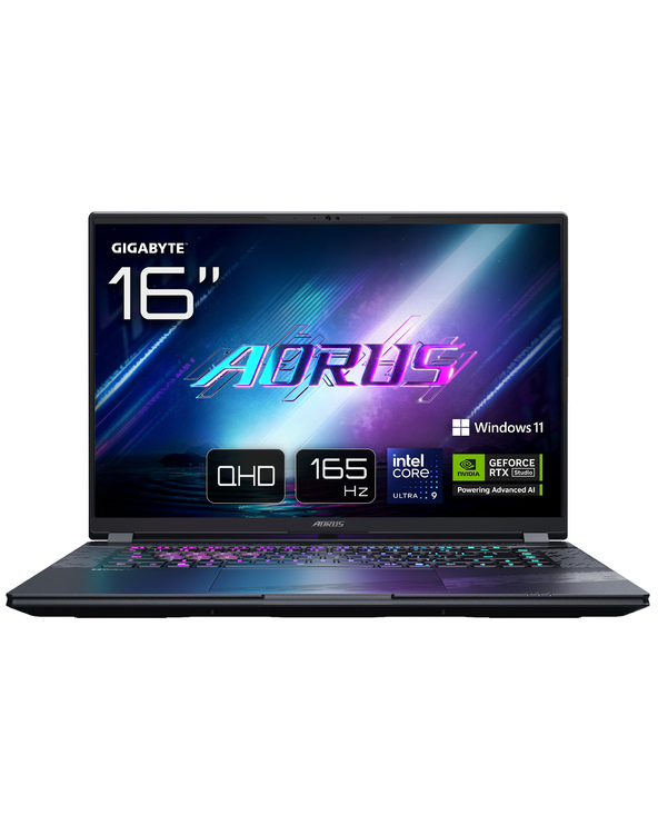 GIGABYTE AORUS ELITE 16 BWH ORDINATEUR PORTABLE GAMING - 16,0“, 165HZ WQXGA, INTEL ULTRA 9 275HX, GPU NVIDIA RTX 5070, 32GO DDR5