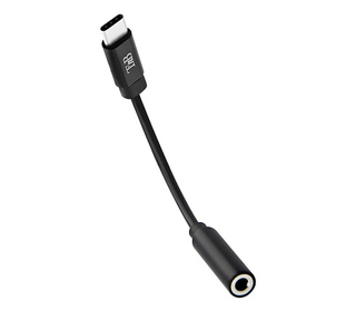 T'nB ADATCJACK2 câble audio 0,1 m 3,5mm USB Type-C Noir