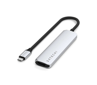 Satechi ST-P4SS hub & concentrateur USB Type-C 10000 Mbit/s Argent
