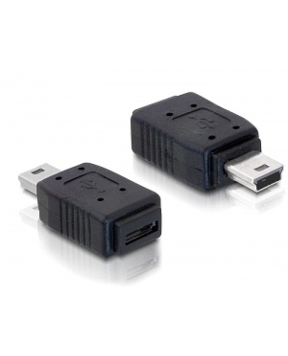DeLOCK Adapter USB mini/USB micro-B USB mini M micro-B FM Noir