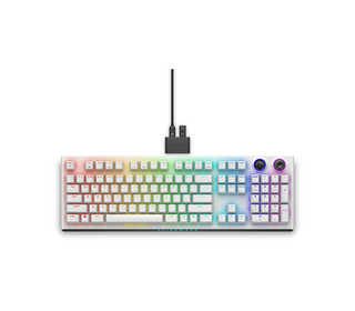 Alienware AW920K clavier Gaming USB + RF Wireless + Bluetooth Blanc