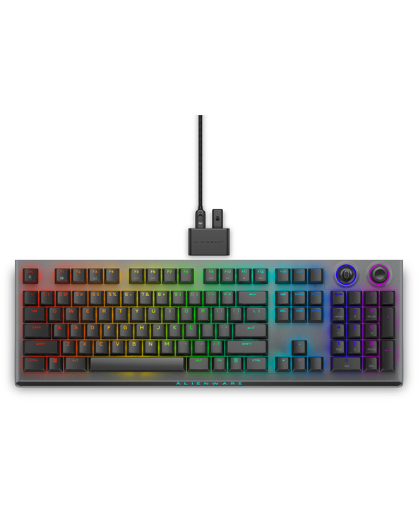 Alienware AW920K clavier Gaming USB + RF Wireless + Bluetooth Gris