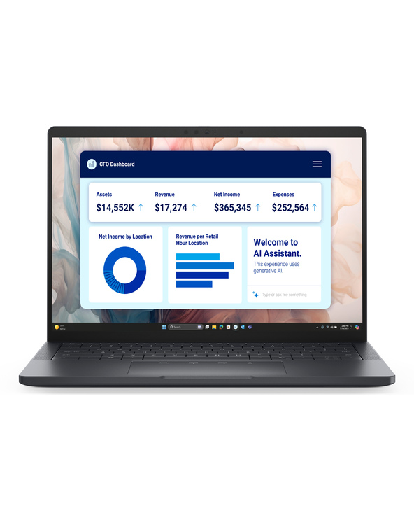 DELL Pro PA13250 13.3" Intel Core Ultra 7 32 Go Noir 512 Go