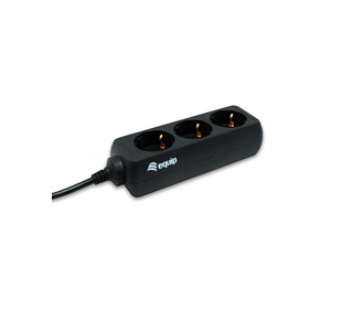 Equip 333280 multiprise 1,1 m 3 sortie(s) CA Noir
