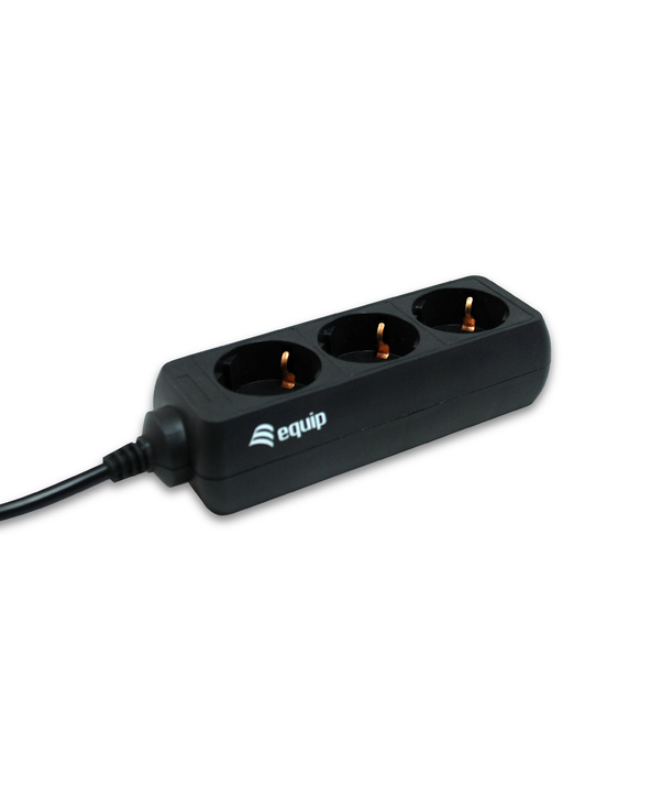 Equip 333280 multiprise 1,1 m 3 sortie(s) CA Noir
