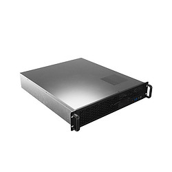 Lanberg SC01-5202-12B Châssis de serveur modulaire Rack (2 U) 0 Go