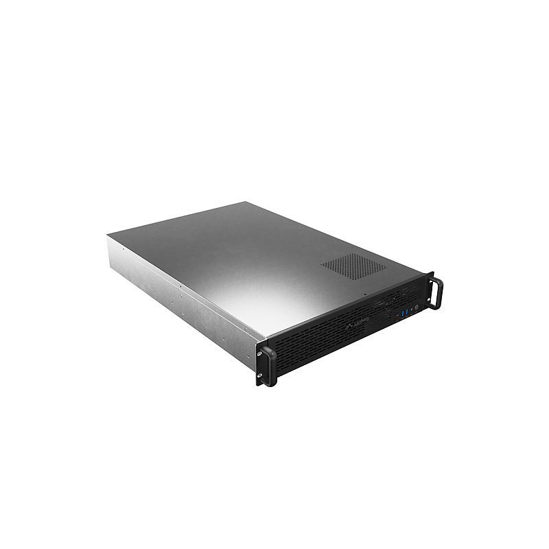 Lanberg SC01-6502-12B Châssis de serveur modulaire Rack (2 U) 0 Go