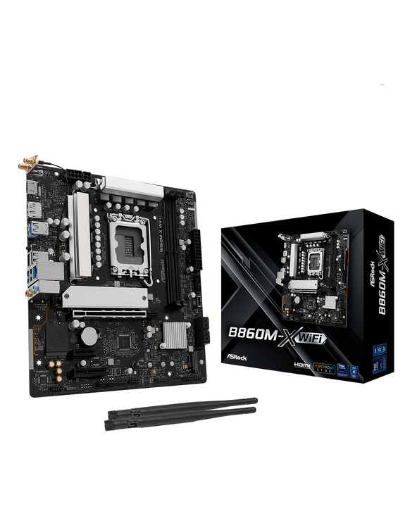 Asrock B860M-X WiFi Intel B860 LGA 1851 (Socket V1) micro ATX