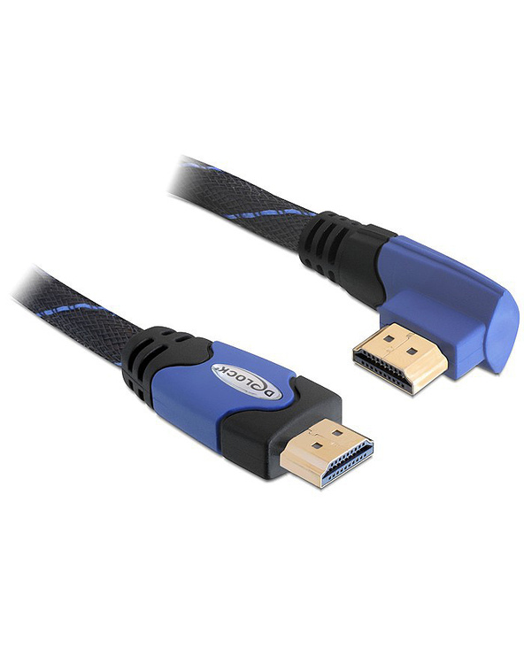 DeLOCK 2m High Speed HDMI 1.4 câble HDMI HDMI Type A (Standard) Noir, Bleu