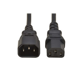 Eaton P004-01M-EU câble électrique Noir 1 m IEC C13 IEC C14