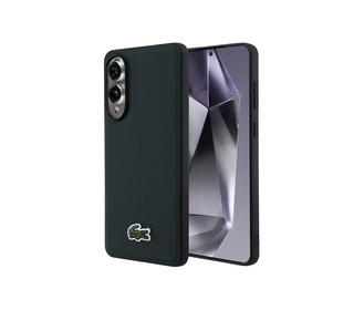 Samsung Coque magnétique Lacoste petit piqué pour Galaxy S25 Edge