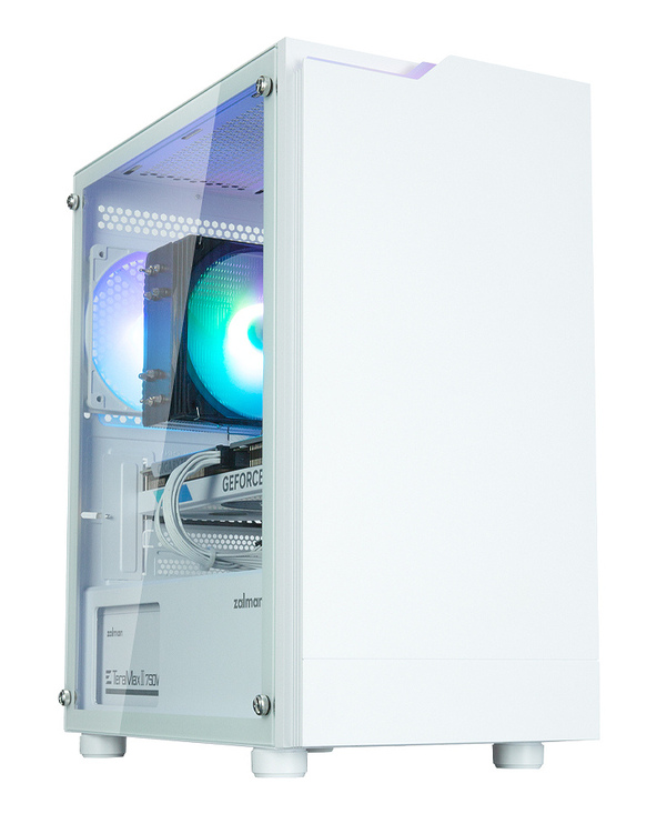 Zalman T4 PLUS Mini Tower Blanc