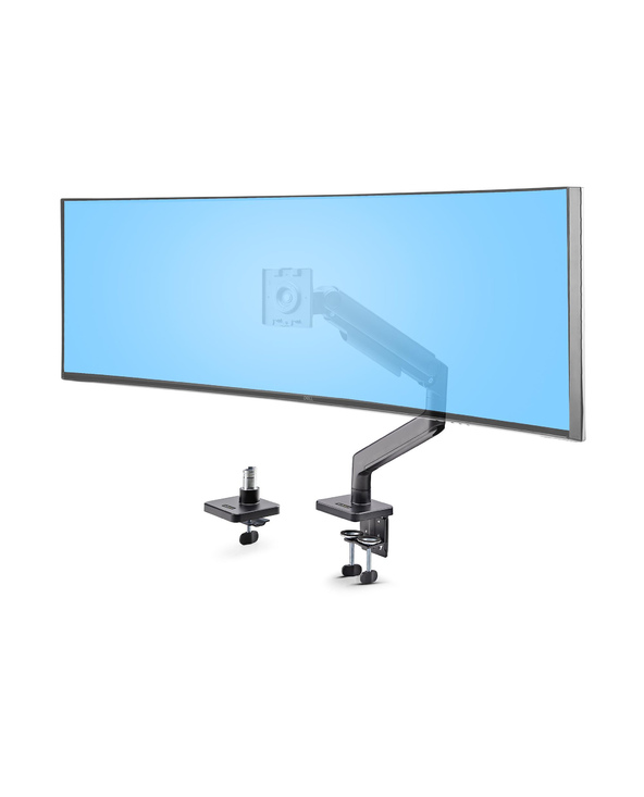 StarTech.com Support de Bureau pour Écrans Incurvés Jusqu'à 49 Pouces 32:9 Ultrawide, Bras à Ressort Mécanique pour Moniteur, Pi