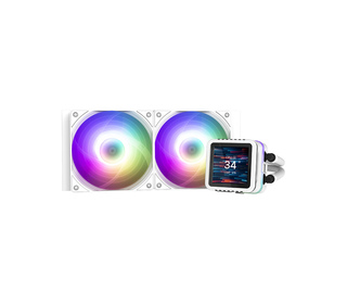 Zalman ALPHA2 DS A24 WHITE système de refroidissement d’ordinateur Processeur Refroidisseur de liquide tout-en-un 12 cm Blanc 1 