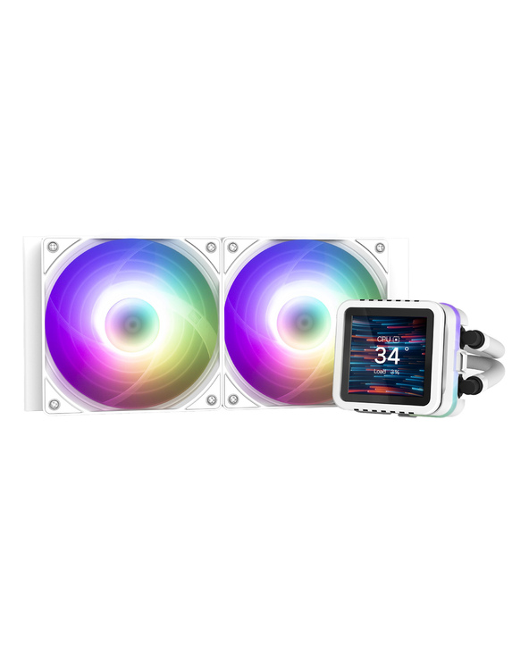 Zalman ALPHA2 DS A24 WHITE système de refroidissement d’ordinateur Processeur Refroidisseur de liquide tout-en-un 12 cm Blanc 1 