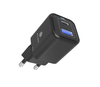 ICY BOX IB-PS1020-PD chargeur d'appareils mobiles Universel Noir Secteur Charge rapide Intérieure
