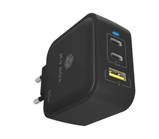 ICY BOX IB-PS1030-PD chargeur d'appareils mobiles Universel Noir Secteur Charge rapide Intérieure