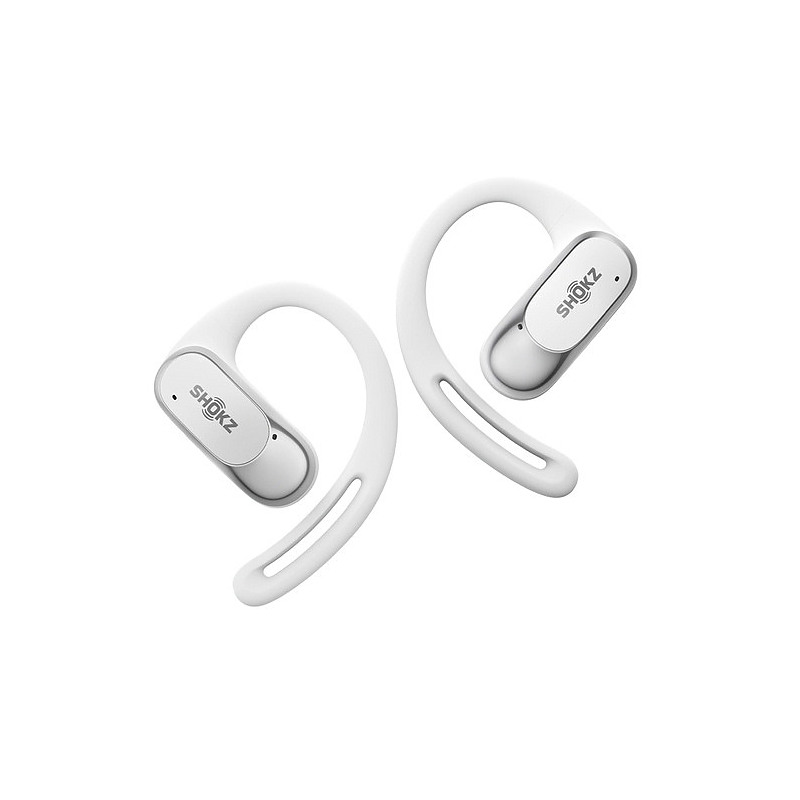 SHOKZ OpenFit Air, weiss Casque Sans fil Crochets auriculaires Appels/Musique/Sport/Au quotidien Bluetooth Blanc