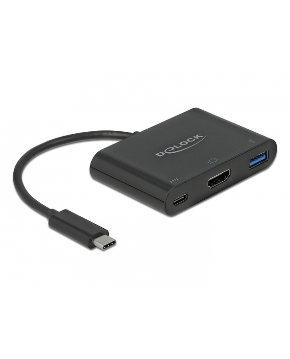 DeLOCK 64091 station d'accueil USB 3.2 Gen 1 (3.1 Gen 1) Type-C Noir
