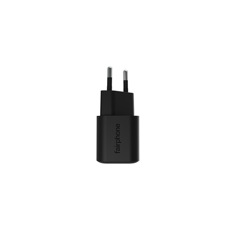 Fairphone 30W USB-C Fast Charger Universel Noir Secteur Charge rapide Auto