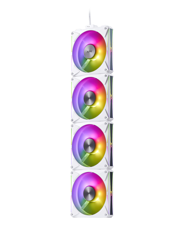 XPG HURRICANE MAG Boitier PC Ventilateur 12 cm Blanc 1 pièce(s)