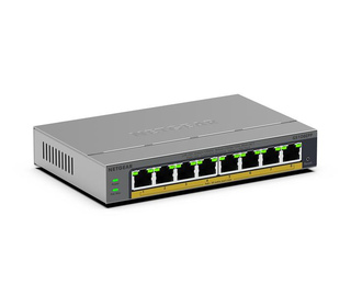 NETGEAR GS108EPP Non-géré Gigabit Ethernet (10/100/1000) Connexion Ethernet, supportant l'alimentation via ce port (PoE) Montage
