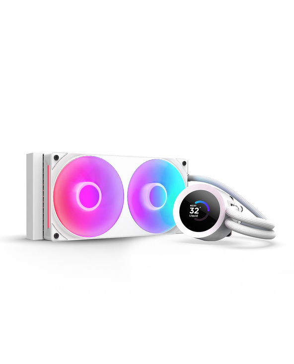 NZXT Kraken Plus RGB 240 Processeur Refroidisseur de liquide tout-en-un 12 cm Blanc