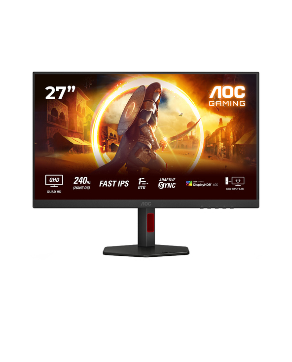 AOC G4 Q27G4ZR 27" LED Quad HD 1 ms Noir, Rouge
