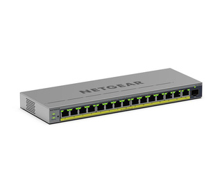 NETGEAR GS116EPP Géré L2/L3 Gigabit Ethernet (10/100/1000) Connexion Ethernet, supportant l'alimentation via ce port (PoE) Gris