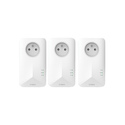 Strong Powerline 1000 1000 Mbit/s Ethernet/LAN Blanc 3 pièce(s)