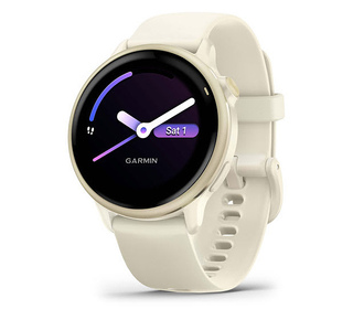 Garmin vívoactive 6 3,05 cm (1.2") AMOLED 42 mm Numérique 390 x 390 pixels Écran tactile Blanc Wifi GPS (satellite)