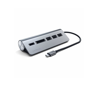 Satechi ST-TCHCRM station d'accueil USB 3.2 Gen 1 (3.1 Gen 1) Type-C Gris