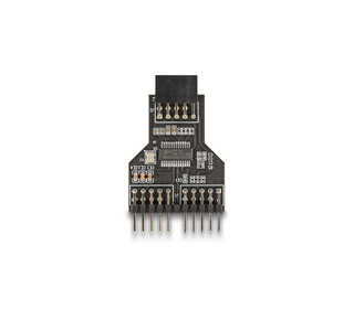 DeLOCK Tête femelle USB 2.0 Hub 9 broches vers tête mâle 2 x 9 broches