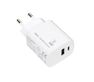 TROIKA CHA20/WH chargeur d'appareils mobiles Smartphone, Tablette Blanc Secteur Charge rapide Intérieure