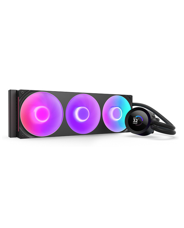 NZXT Kraken Plus 360 RGB Processeur Refroidisseur de liquide tout-en-un Noir 1 pièce(s)