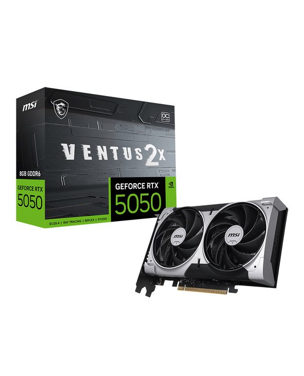 MSI GEFORCE RTX 5050 8G VENTUS 2X OC carte graphique NVIDIA 8 Go GDDR6