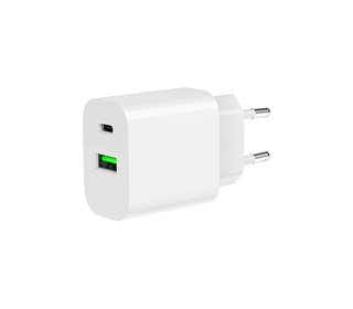 Gembird TA-UC-PDQC20-01-W chargeur d'appareils mobiles Universel Blanc Secteur Charge rapide Intérieure