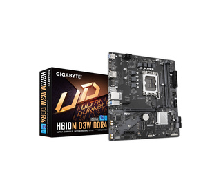 GIGABYTE H610M D3W DDR4 Carte mère - Compatible avec les processeurs Intel Core de 14e génération, VRM 5+1+1 phases, jusqu'à 320