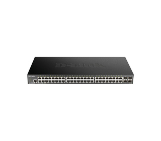D-Link DGS-1250-52X Géré L3 Gigabit Ethernet (10/100/1000) Noir