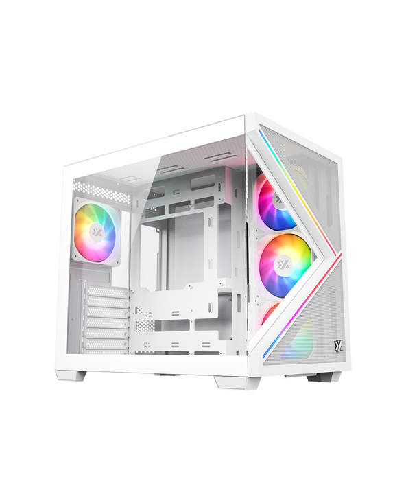 XYZ X-CS-QUBEX-W unité centrale Cube Blanc